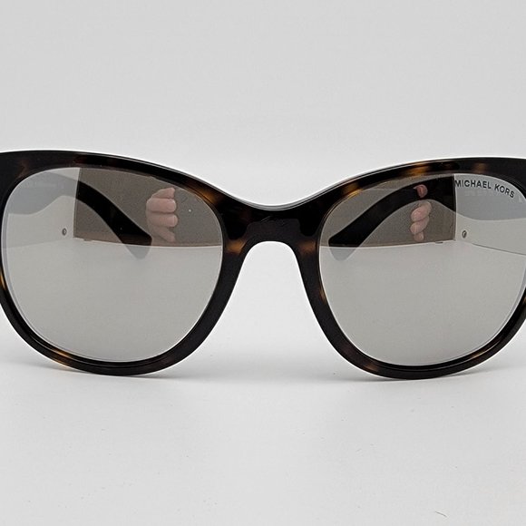 Michael Kors MK2038 Spring Blossoms 32076G Tortoise Frame Silver Lens Sunglasses - Picture 2 of 14